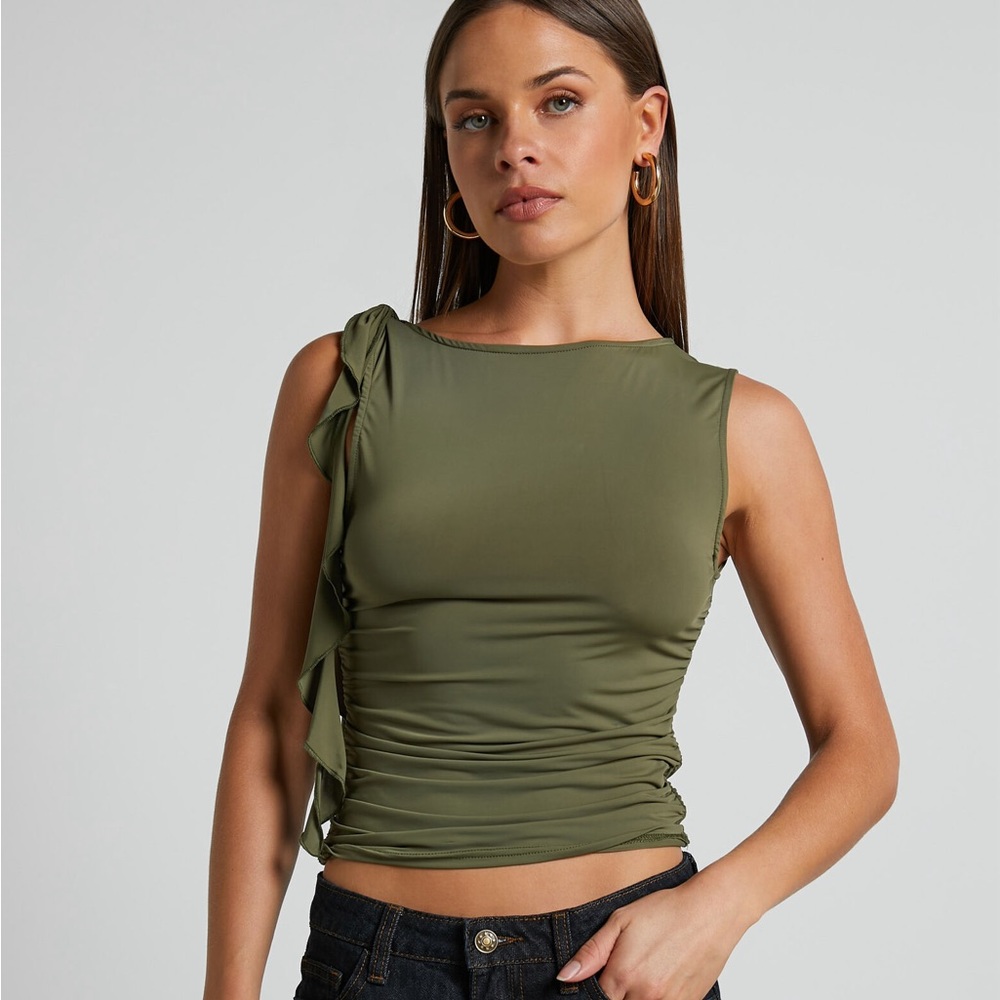 LIONESS - RENDEZVOUS TOP IN OLIVE